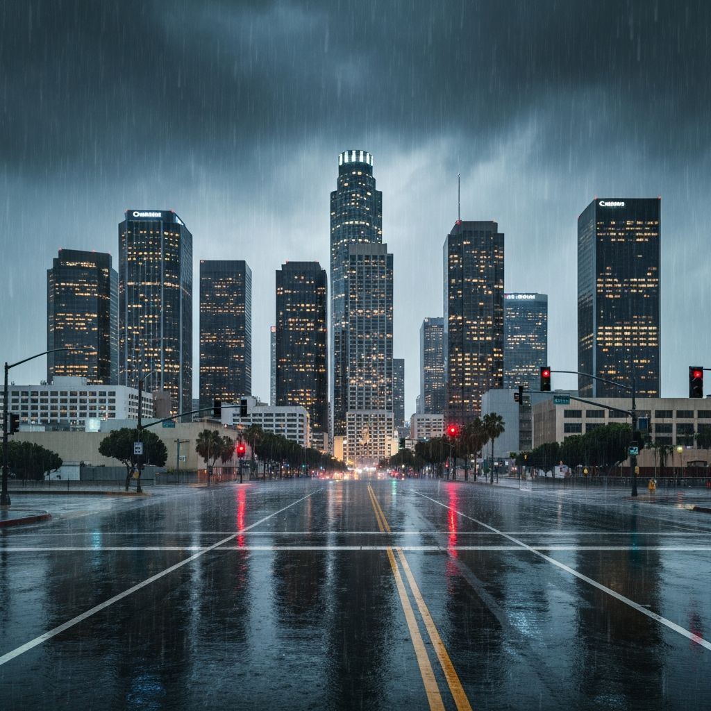 LAX Issues Weather Advisory: Rare Winter Storm Expected February 1-2, 2026