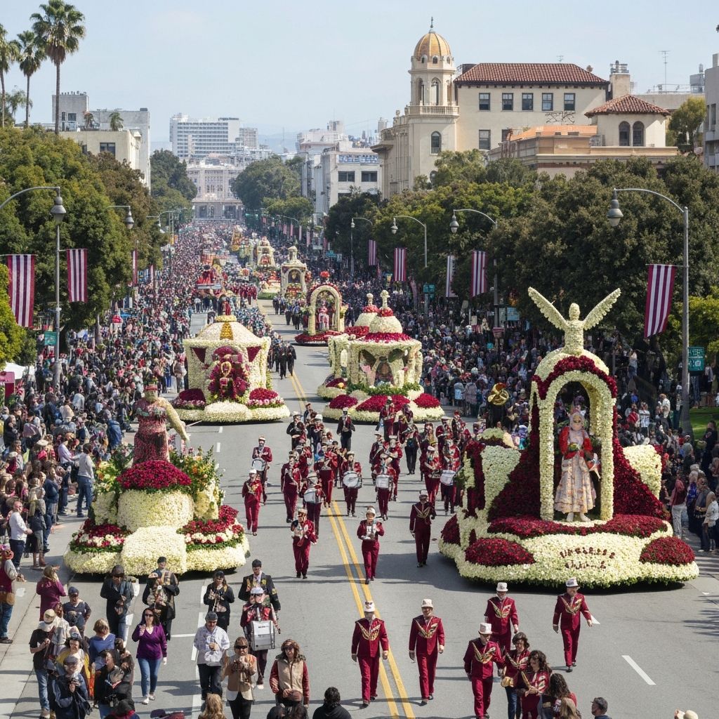Rose Parade Becomes Platform for Wildfire Investigation Demands
