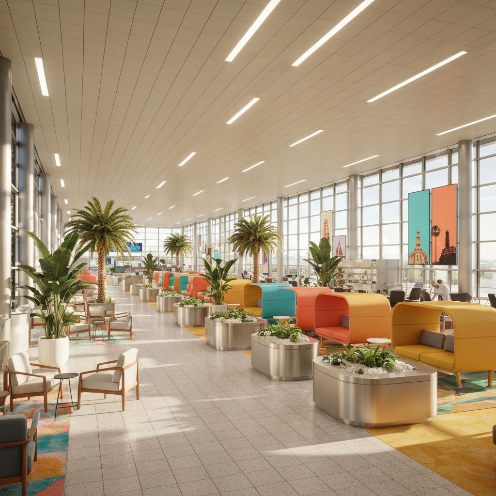 Tom Bradley International Terminal Modernization Begins: LA-Themed Design Coming to LAX